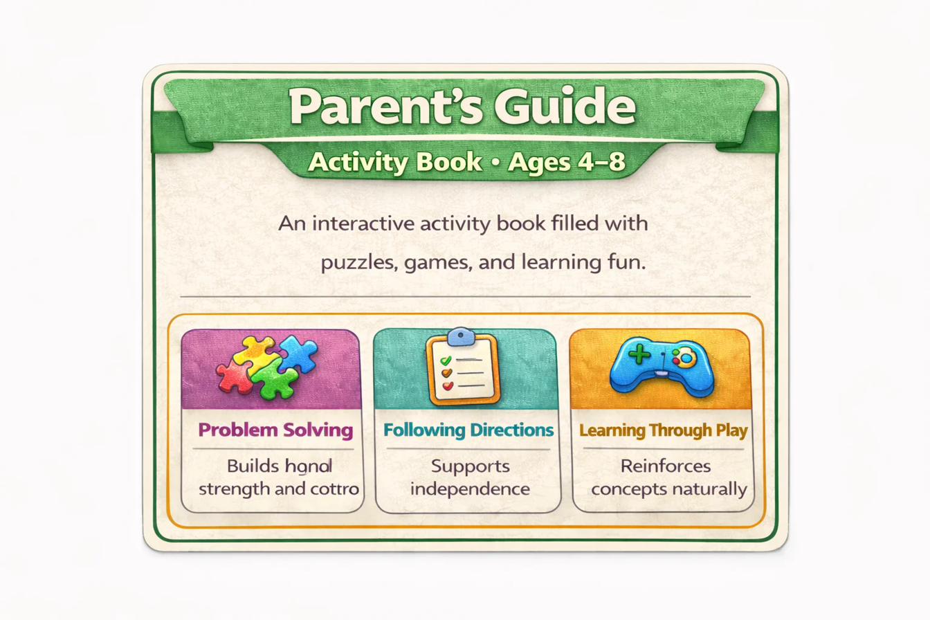 Activity Book Ages 4-8 Parent's Guide